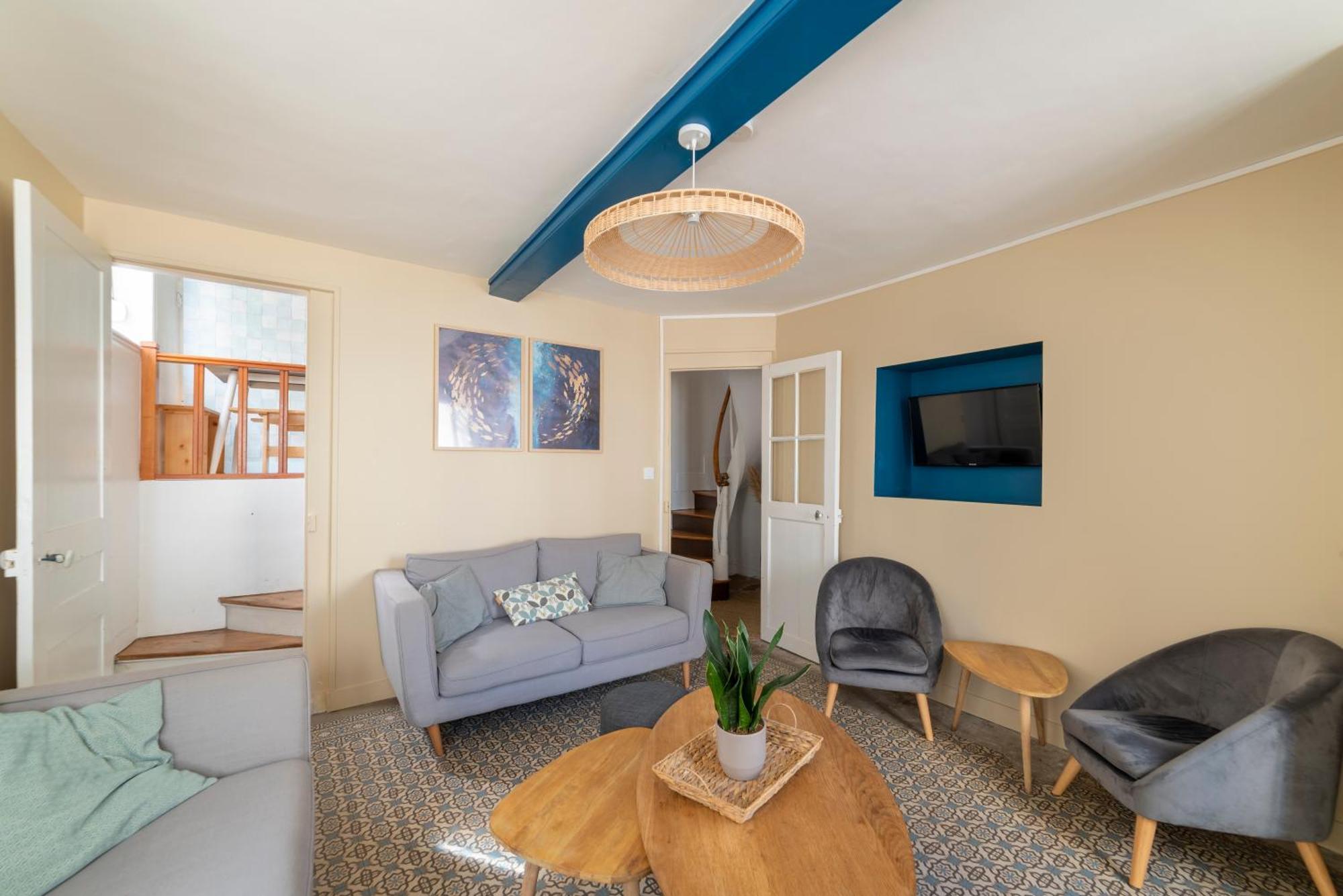 Grande maison de pecheur pour 9-12 refaite a neuf plein centre Trouville-sur-Mer Extérieur photo